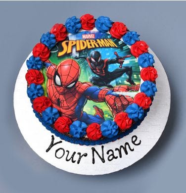 Spiderman Kids Cake