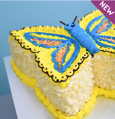 Sunny Sky Butterfly Cake